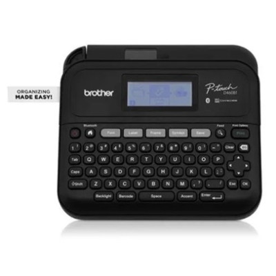 Brother Genuine Label Printer For Precise, And Professional Label Printing - Black -PT-D460BT