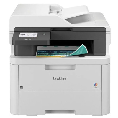 Brother Color LED Laser Multifunction Printer, LED Printing Technology- White - MFC-L3720CDW