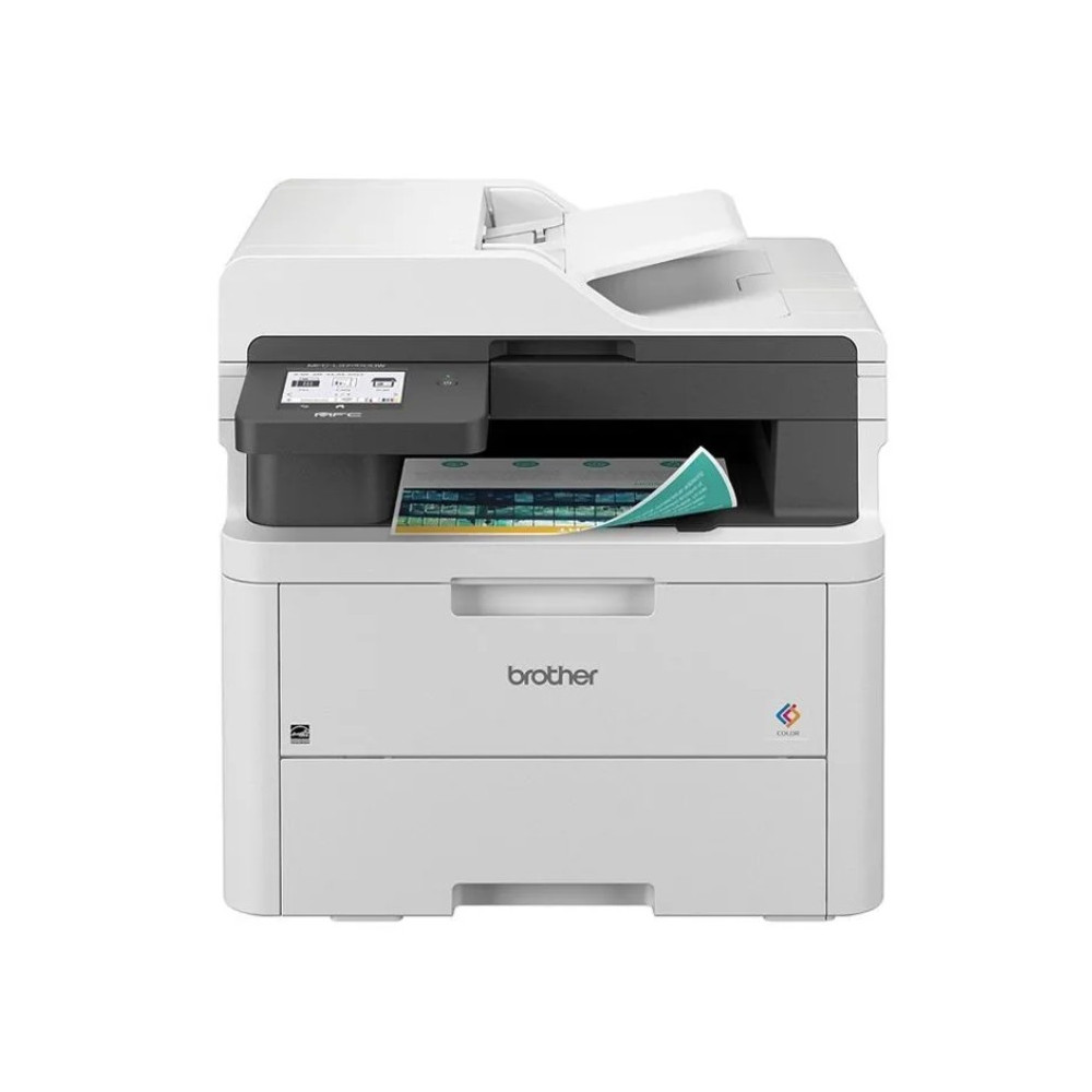 Brother Color LED Laser Multifunction Printer, LED Printing Technology- White - MFC-L3720CDW