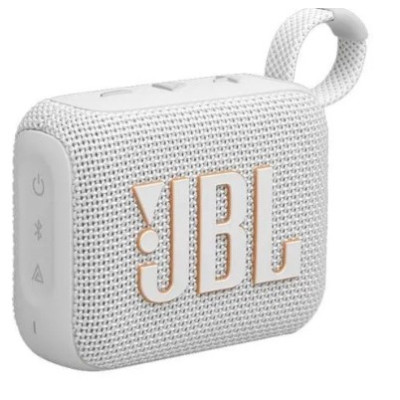 JBL Go 4 Wireless Ultra Portable Bluetooth Speaker,  White - Go 4