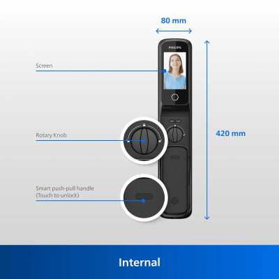 EasyKey 9000 series Smart Push-pull Door Lock 9300-5HBGS