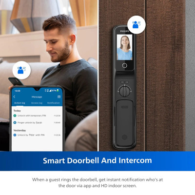 EasyKey 9000 series Smart Push-pull Door Lock 9300-5HBGS
