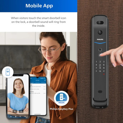 EasyKey 9000 series Smart Push-pull Door Lock 9300-5HBGS