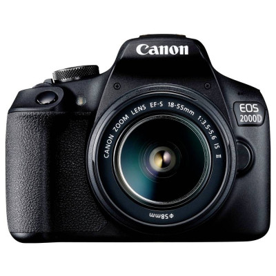 Canon EOS 2000D Kit 18-55 mm DC III DSLR camera EF-S 18-55 mm IS III 24.1 MP
