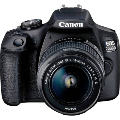Canon EOS 2000D Kit 18-55 mm DC III DSLR camera EF-S 18-55 mm IS III 24.1 MP