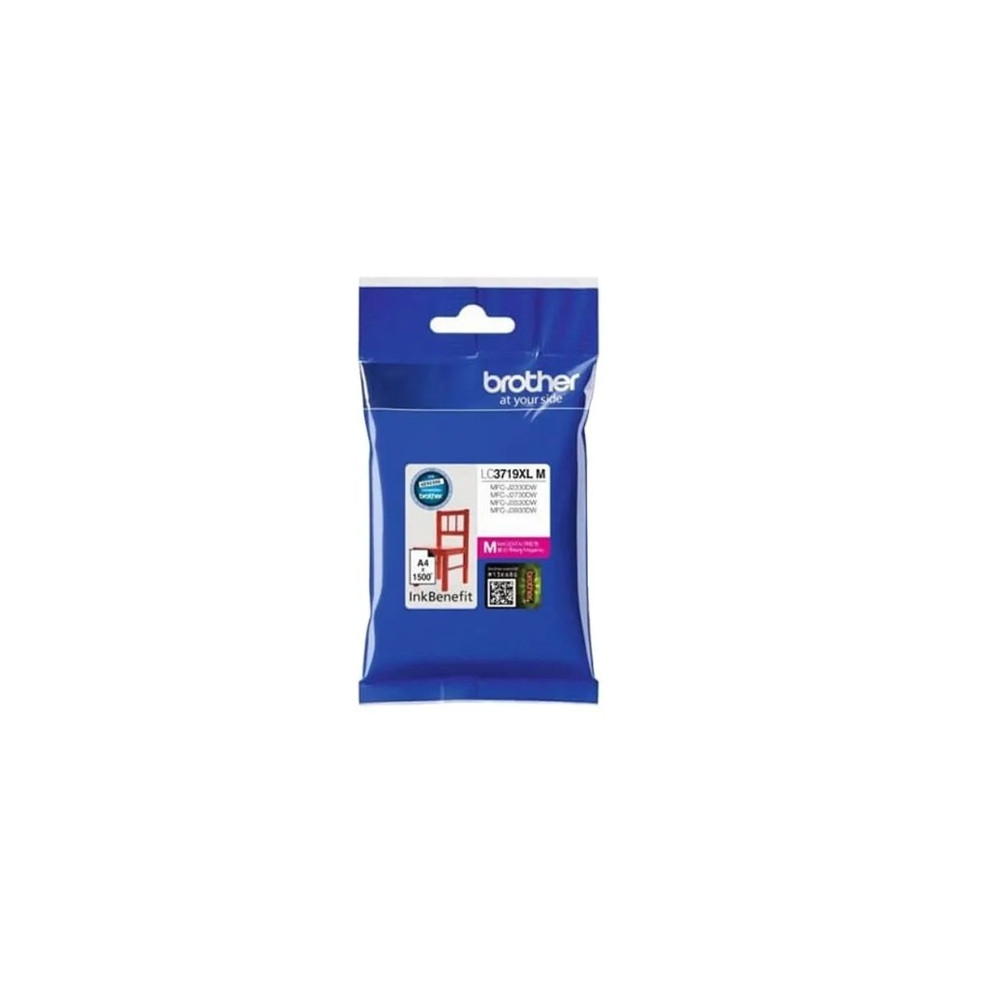 Brother Genuine Ink Cartridge For Consistent Performance And Superior Print Quality - Magenta - LC3719XLM