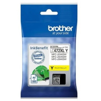 Brother Genuine Super High Yield Cartridge For High-Quality Printing, Easy Installation - Yellow - LC472XLY