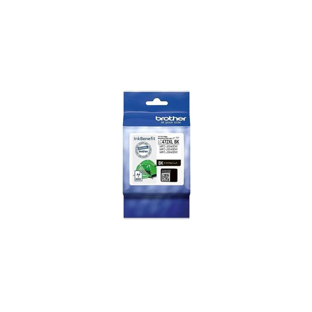 Brother Genuine Super High Yield Cartridge For Long-Lasting Printing And Reliable Performance - Black - LC472XLBK
