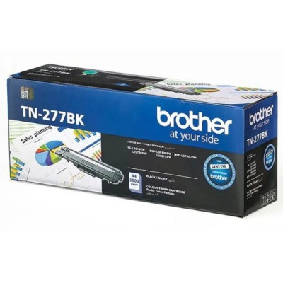 Brother Genuine Toner Cartridge, Produces Sharp, Crisp Text And Deep Black Tones For Professional Documents - Black - TN-277BK