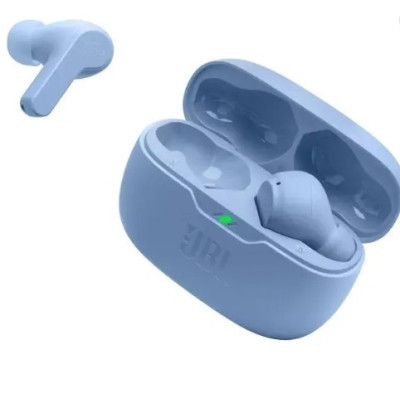 JBL Wave Beam True Wireless Noise Cancelling Earbuds- Blue - WAVEBEAM