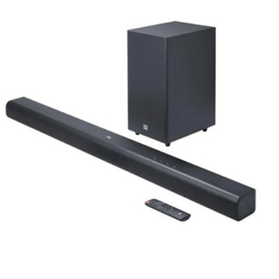 JBL SB580 Cinema 3.1 Channel Soundbar Wireless Subwoofer, Virtual Dolby Atmos - Black - JBLSB580BLKUK