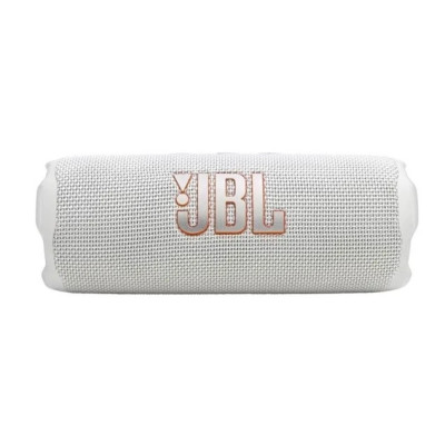 JBL Flip 7 Portable Waterproof And Drop-Proof Bluetooth Speaker- White - JBLFLIP7WHT