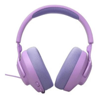 JBL Quantum 100 Wired Over-Ear Gaming Headphones with Detachable Mic, Purple - QUANTUM100M2