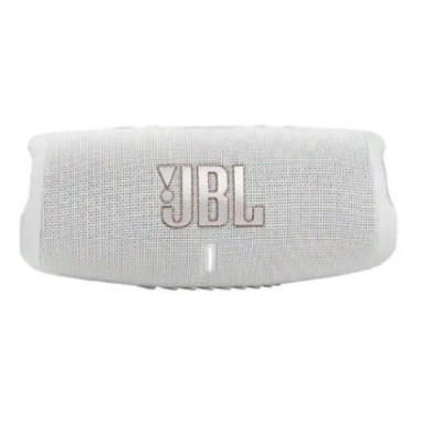 JBL Charge 5 Portable Waterproof Speaker With Powerbank, White - CHARGE 5