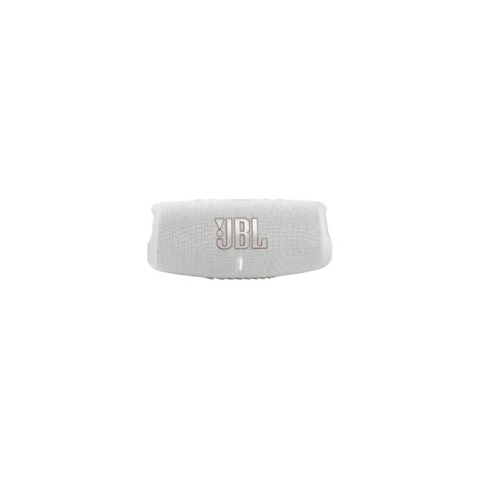 JBL Charge 5 Portable Waterproof Speaker With Powerbank, White - CHARGE 5