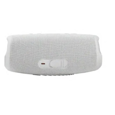 JBL Charge 5 Portable Waterproof Speaker With Powerbank, White - CHARGE 5