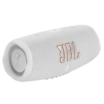 JBL Charge 5 Portable Waterproof Speaker With Powerbank, White - CHARGE 5
