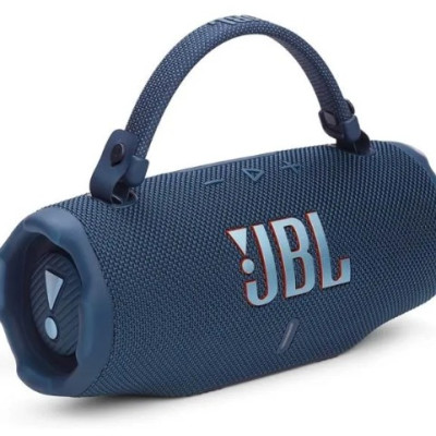 JBL Charge 6 Portable Waterproof And Drop-Proof Bluetooth Speaker With Powerbank, Blue