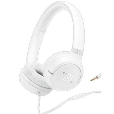 JBL Wired Tune 530 On-Ear Headphones, white- TUNE530
