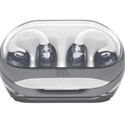 JBL Soundgear Clips Open Ear True Wireless Clip On Earbuds, White