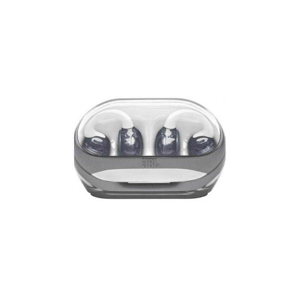 JBL Soundgear Clips Open Ear True Wireless Clip On Earbuds, White