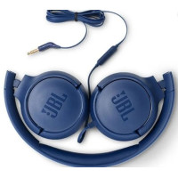 JBL Tune 500 Wired On-Ear Headphone, Blue
