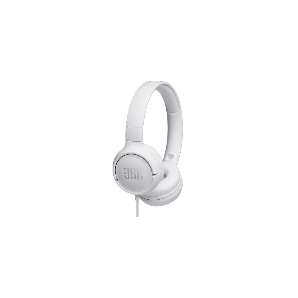 JBL Tune 500 Wired On-Ear Headphone, White