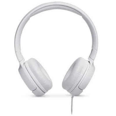 JBL Tune 500 Wired On-Ear Headphone, White