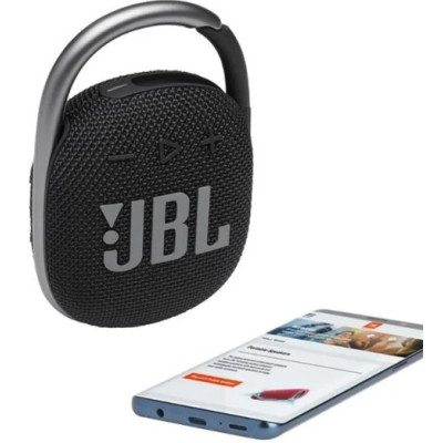 JBL Clip 5 Ultra-Portable Waterproof Speaker, Up to 12 Hours of Play, Black