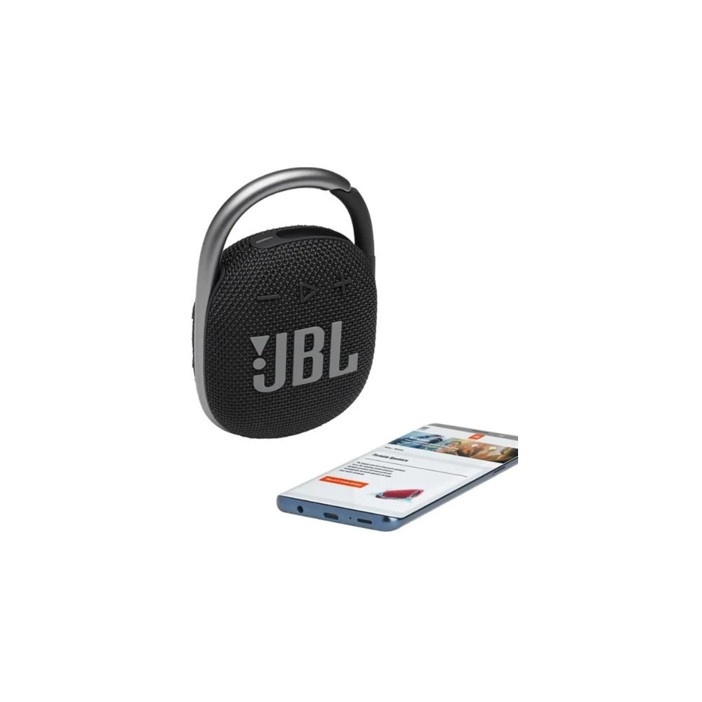 JBL Clip 5 Ultra-Portable Waterproof Speaker, Up to 12 Hours of Play, Black