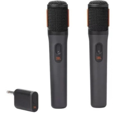 JBL PartyBox Wireless Mic Digital Wireless Microphones, Black