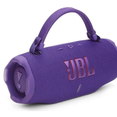 JBL Charge 6 Portable Waterproof And Drop-Proof Bluetooth Speaker With Powerbank, Purple