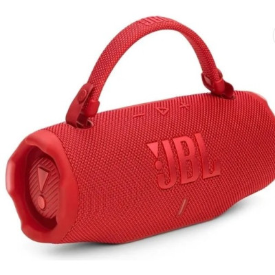 JBL Charge 6 Portable Waterproof And Drop-Proof Bluetooth Speaker With Powerbank, Red