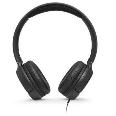 JBL Tune 500 Wired On-Ear Headphone, Black