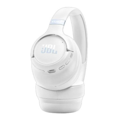 JBL Tune 780NC Wireless Over-Ear Headphones, Up to 76 Hour Battery Life- white- TUNE780NC