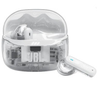 JBL Tune Beam 2 True Wireless Noise Cancelling Earbuds Ghost Edition, White