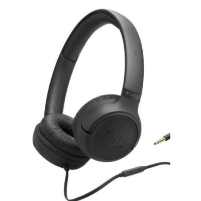 JBL Wired Tune 530 On-Ear Headphones, Black - TUNE530
