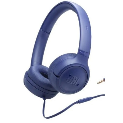 JBL Wired Tune 530 On-Ear Headphones, Blue - TUNE530