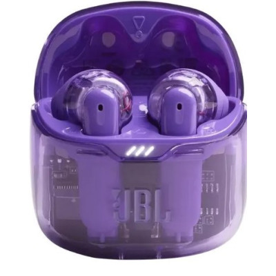 JBL Tune Flex Ghost Edition True Wireless Noise Cancelling Earbuds, Purple