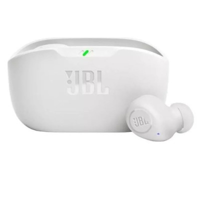 JBL Wave Buds in-Ear Wireless Earbuds With Mic,App for Customized Extra Bass Sound, White