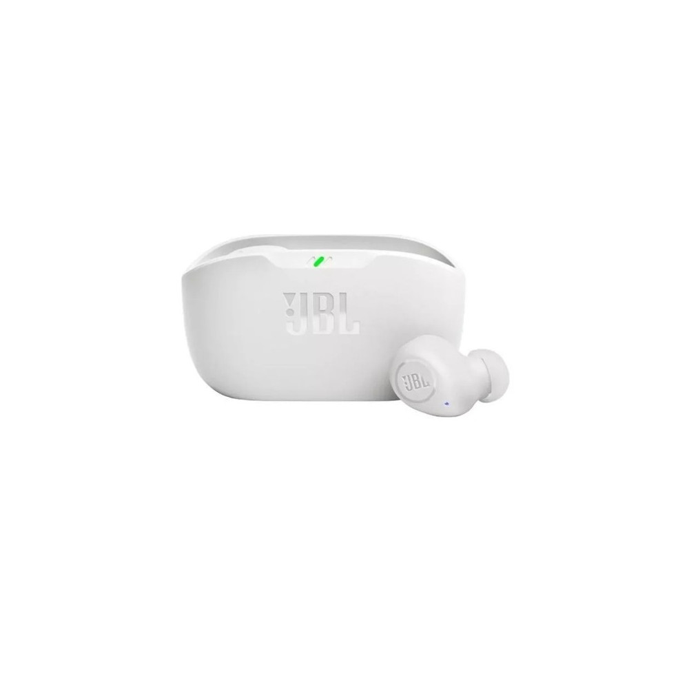 JBL Wave Buds in-Ear Wireless Earbuds With Mic,App for Customized Extra Bass Sound, White