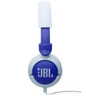 JBL Junior 320BT Wireless on-Ear Kids Headphones Safe Sound, Blue - JR320