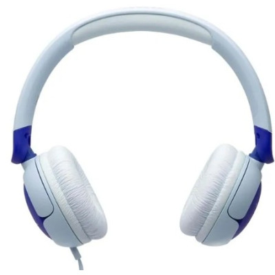 JBL Junior 320BT Wireless on-Ear Kids Headphones Safe Sound, Blue - JR320