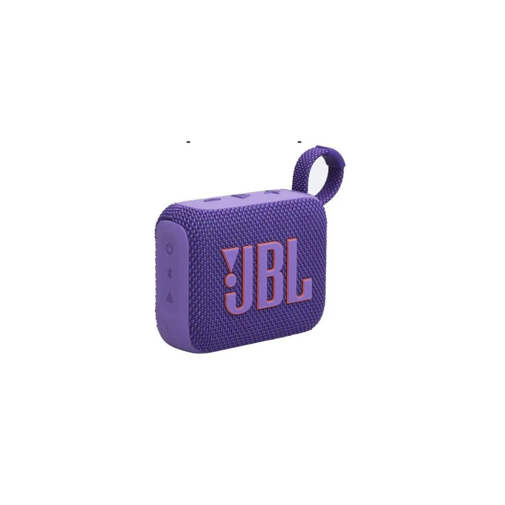 JBL Go 4 Ultra-Portable Bluetooth Speaker, Enjoy Powerful Sound - Purple - Go 4