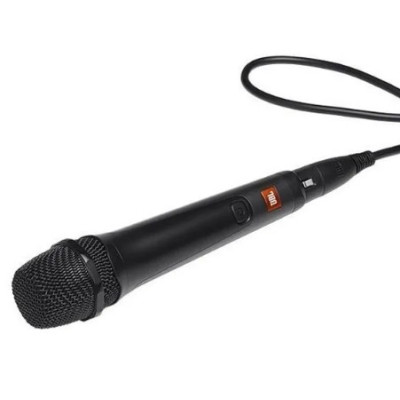 JBL PartyBox Mic 100 Wired Dynamic Vocal Microphone, Black - JBLPBM100BLKAM
