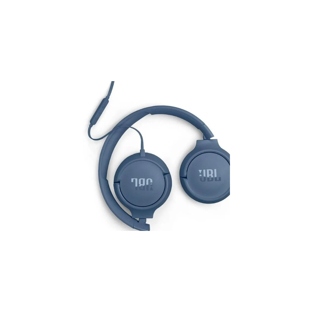 JBL Tune 520C Wired On-Ear Headphones With USB-C, Blue