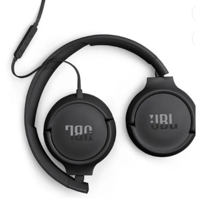 JBL Tune 520C Wired On-Ear Headphones With USB-C, Black