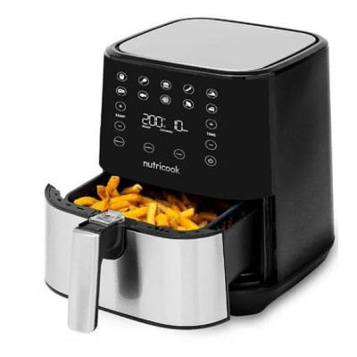NutriCook Rapid Air Fryer 5.5L 1700W, Large Capacity Digital Air Fryer